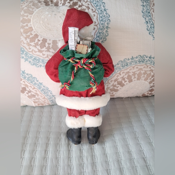 Vintage Santa Claus 1998 Composite 1960s Style Collectible 10" Holiday Figurine - Picture 8 of 14